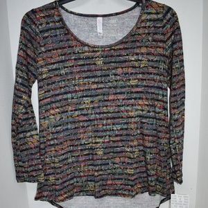 Lularoe Lynnae Long Sleeve Shirt Small New